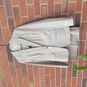 Banana Republic Beige Skirt Suit Set